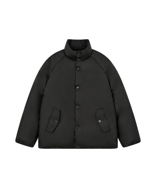 Rest&Recreation(レストアンドレクリエーション)の「RAGLAN DOWN JUMPER - BLACK(ダウンジャケット/コート・メンズ・その他・ONE)」の1枚目の写真