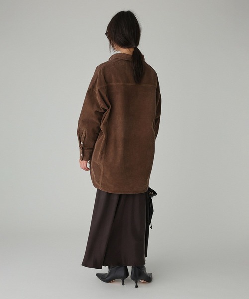 BABYLONE(バビロン)の「キュプラバイヤススカート(スカート・レディース・ネイビー/ブラウン/オフホワイト・38inch/36inch)」の21枚目の写真