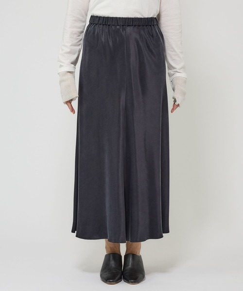 BABYLONE(バビロン)の「キュプラバイヤススカート(スカート・レディース・ネイビー/ブラウン/オフホワイト・38inch/36inch)」の22枚目の写真