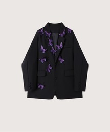 LA POMME jours（ラポミ・ジュール）の「Butterfly Applique Jacket（テーラードジャケット）」