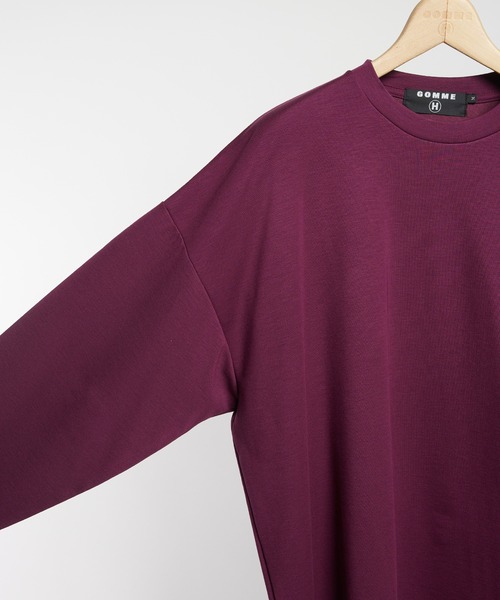 GOMME HOMME(ゴムオム)の「クールポンチ 70巾長袖T(Tシャツ/カットソー・メンズ・ブラック/パープル・MEDIUM)」の13枚目の写真