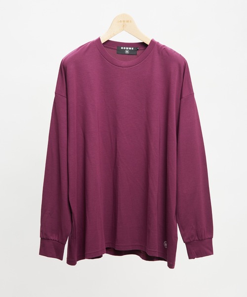 GOMME HOMME(ゴムオム)の「クールポンチ 70巾長袖T(Tシャツ/カットソー・メンズ・ブラック/パープル・MEDIUM)」の9枚目の写真