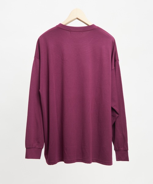 GOMME HOMME(ゴムオム)の「クールポンチ 70巾長袖T(Tシャツ/カットソー・メンズ・ブラック/パープル・MEDIUM)」の10枚目の写真