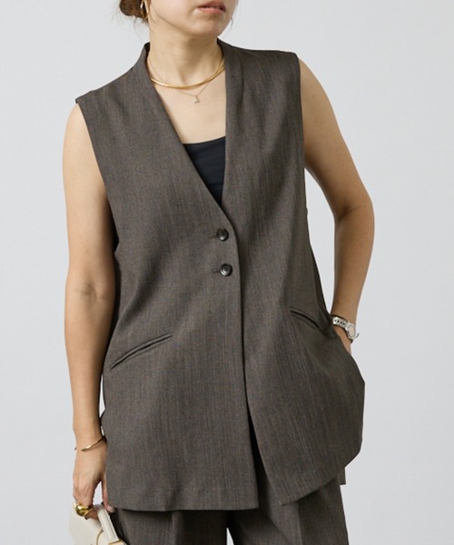 セール】【セットアップ対応】オーバーザリネンジレ（ベスト