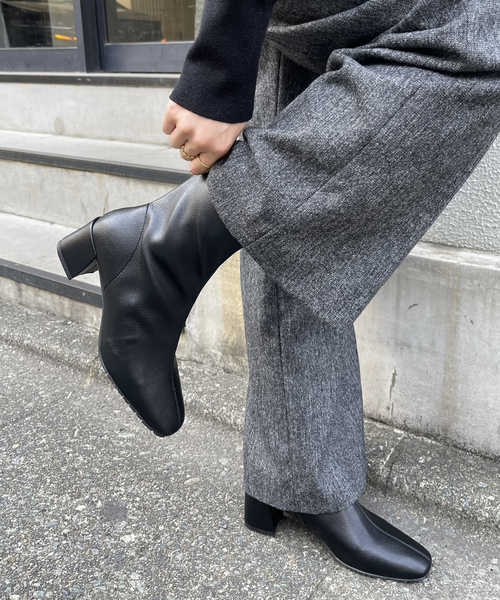 LE TALON（ルタロン）の「《追加3》5cmスクエアフィットショートブーツ（ブーツ・レディース・ブラック系その他/ブラウン・X-LARGE/LARGE/MEDIUM/SMALL/X-SMALL）」の17枚目の写真