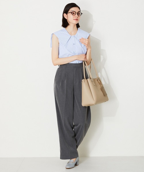 MISCH MASCH（ミッシュマッシュ）の「A4横長 トートバッグ（トートバッグ・レディース・ブラック/ベージュ・ﾌﾘ-）」の14枚目の写真