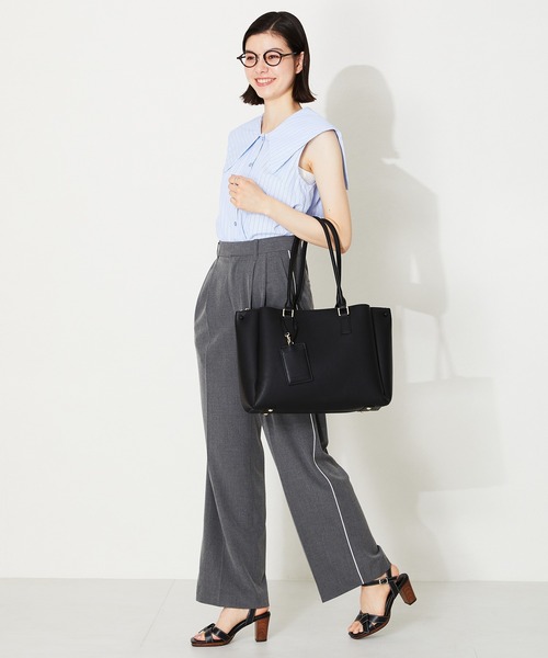 MISCH MASCH（ミッシュマッシュ）の「A4横長 トートバッグ（トートバッグ・レディース・ブラック/ベージュ・ﾌﾘ-）」の17枚目の写真