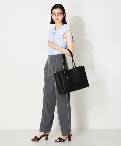 MISCH MASCH（ミッシュマッシュ）の「A4横長 トートバッグ（トートバッグ・レディース・ブラック/ベージュ・ﾌﾘ-）」の18枚目の写真