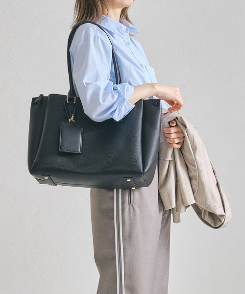 MISCH MASCH（ミッシュマッシュ）の「A4横長 トートバッグ（トートバッグ・レディース・ブラック/ベージュ・ﾌﾘ-）」の5枚目の写真