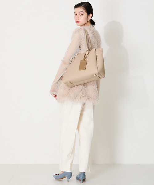 MISCH MASCH（ミッシュマッシュ）の「A4横長 トートバッグ（トートバッグ・レディース・ブラック/ベージュ・ﾌﾘ-）」の10枚目の写真