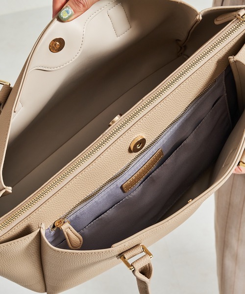 MISCH MASCH（ミッシュマッシュ）の「A4横長 トートバッグ（トートバッグ・レディース・ブラック/ベージュ・ﾌﾘ-）」の22枚目の写真