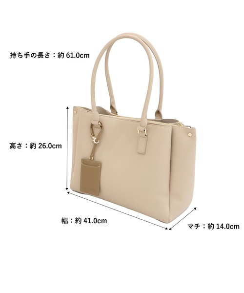 MISCH MASCH(ミッシュマッシュ)の「A4横長 トートバッグ(トートバッグ・レディース・ブラック/ベージュ・フリ-)」の15枚目の写真