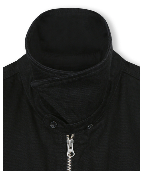 BESLOW(ビースロー)の「CONE MILL MILITARY ZIP-UP DENIM JACKET BLACK(デニムジャケット・メンズ・その他・SMALL/MEDIUM/LARGE/X-LARGE)」の15枚目の写真