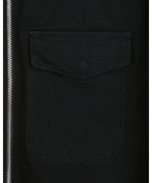 BESLOW(ビースロー)の「CONE MILL MILITARY ZIP-UP DENIM JACKET BLACK(デニムジャケット・メンズ・その他・SMALL/MEDIUM/LARGE/X-LARGE)」の16枚目の写真