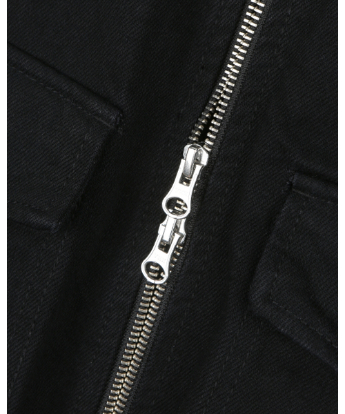 BESLOW(ビースロー)の「CONE MILL MILITARY ZIP-UP DENIM JACKET BLACK(デニムジャケット・メンズ・その他・SMALL/MEDIUM/LARGE/X-LARGE)」の17枚目の写真