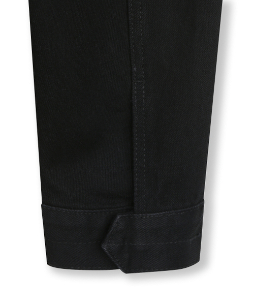 BESLOW(ビースロー)の「CONE MILL MILITARY ZIP-UP DENIM JACKET BLACK(デニムジャケット・メンズ・その他・SMALL/MEDIUM/LARGE/X-LARGE)」の9枚目の写真