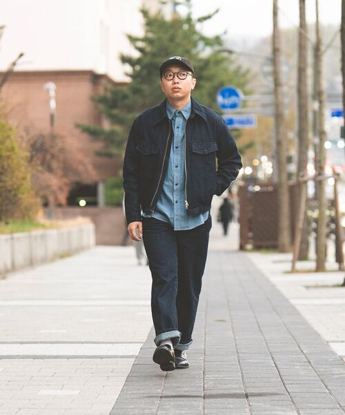 BESLOW(ビースロー)の「CONE MILL MILITARY ZIP-UP DENIM JACKET BLACK(デニムジャケット・メンズ・その他・SMALL/MEDIUM/LARGE/X-LARGE)」の4枚目の写真