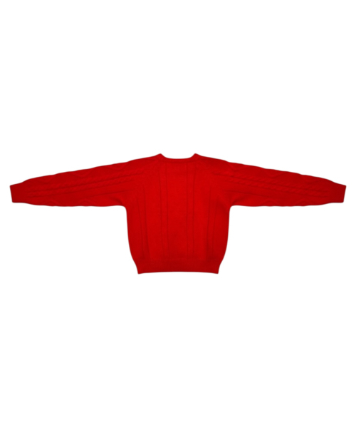 BORN SLIPPY(ボーンスリッピー)の「Soft Wool Cable Knit Sweater (Red)(ニット/セーター・レディース・その他・FREE)」の6枚目の写真