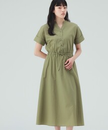 BEAMS HEART | スキッパー ドロスト ワンピース(ワンピース)