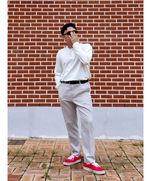 DRAW FIT（ドローフィット）の「フォーマリックリブヘンリーネックTシャツ[オフホワイト]（Tシャツ/カットソー・メンズ・その他・LARGE/MEDIUM/X-LARGE）」の3枚目の写真
