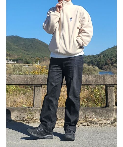 DRAW FIT（ドローフィット）の「フォーマリックリブヘンリーネックTシャツ[オフホワイト]（Tシャツ/カットソー・メンズ・その他・LARGE/MEDIUM/X-LARGE）」の5枚目の写真