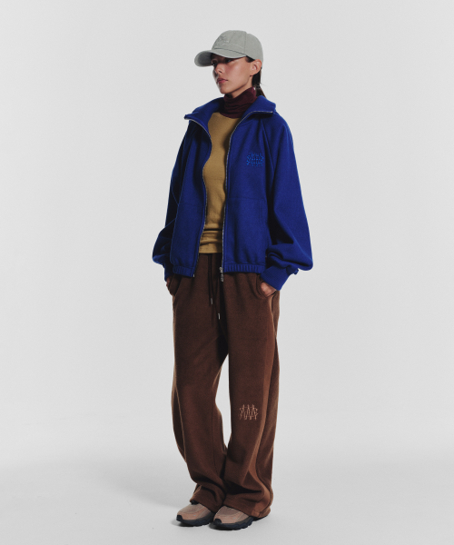 MENASOO(ミナス)の「Waffle Mink Daily Hooded Zip Up_Blue(パーカー・レディース・ブルー・F)」の9枚目の写真