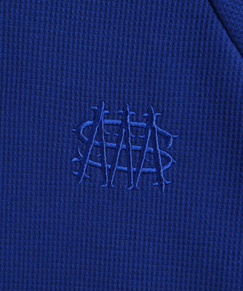 MENASOO(ミナス)の「Waffle Mink Daily Hooded Zip Up_Blue(パーカー・レディース・ブルー・F)」の17枚目の写真