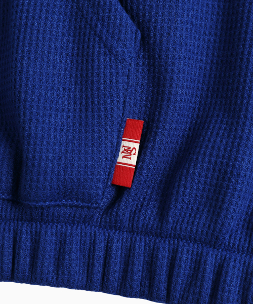 MENASOO(ミナス)の「Waffle Mink Daily Hooded Zip Up_Blue(パーカー・レディース・ブルー・F)」の19枚目の写真