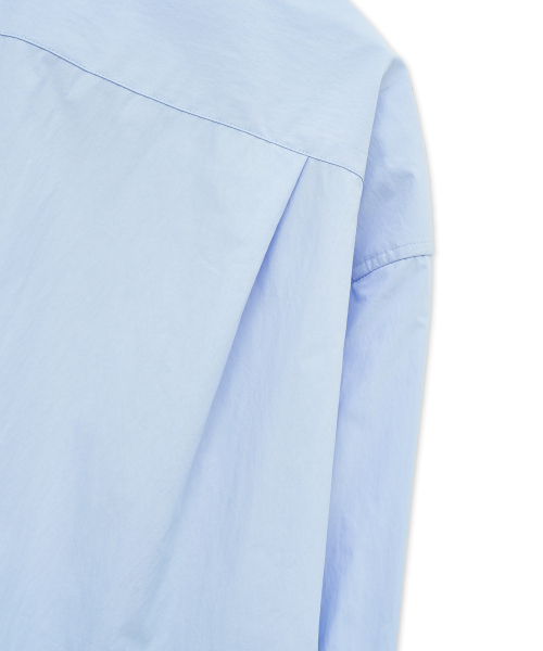 WEST GRAND BOULEVARD(ウエストグランドブルバード)の「クランチオーバーサイズワンポケットシャツSKYBLUE(シャツ/ブラウス・レディース・その他・MEDIUM/LARGE/X-LARGE)」の5枚目の写真