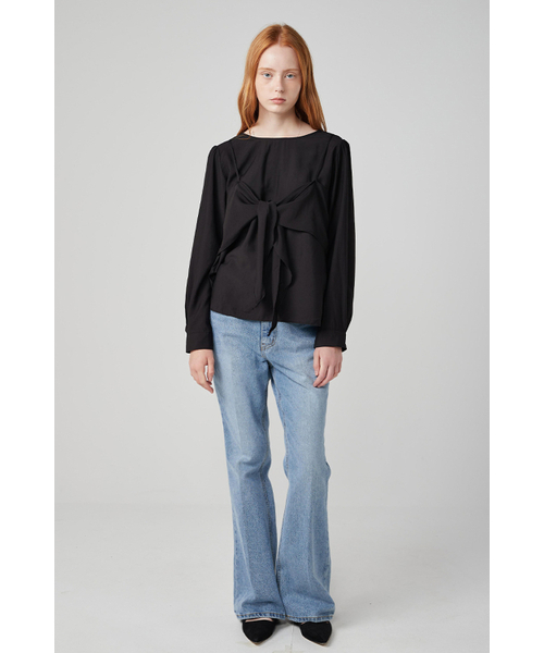 OVEOF(オブオブ)の「Slim Boots Cut Denim_Light Blue(デニムパンツ・レディース・その他・LARGE/MEDIUM/SMALL)」の1枚目の写真