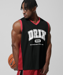 DRIX（ドリックス）の「バスケットボールメッシュジャージサイドパネルスリーブレス_ブラック（Tシャツ/カットソー）」