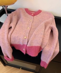 SPIGA | 配色ニットカーディガン(カーディガン/ボレロ)