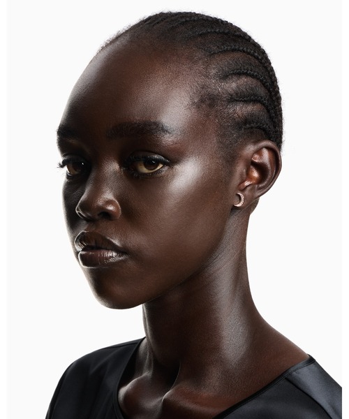 EMPORIO ARMANI（エンポリオアルマーニ）の「【エンポリオ アルマーニ】スタッドピアス スターリングシルバー ローズゴールドトーン（ピアス（両耳用）・レディース・その他1・FREE）」の3枚目の写真