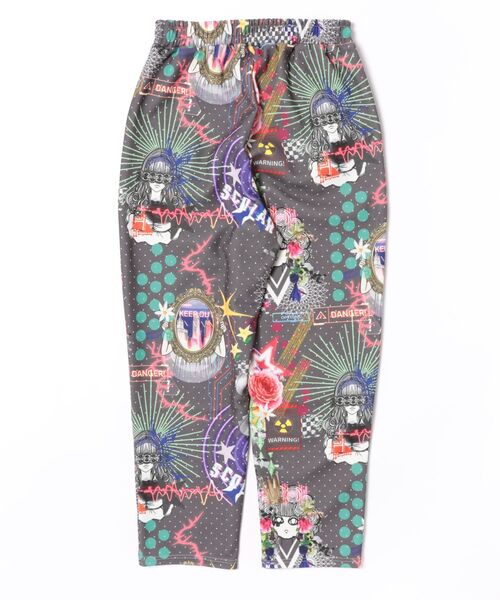 ScoLar（スカラー）の「ScoLar(スカラー) ダークメルヘン風 3柄展開ボンディングパンツ（その他パンツ・レディース・グリーン/チャコールグレー・MEDIUM）」の15枚目の写真