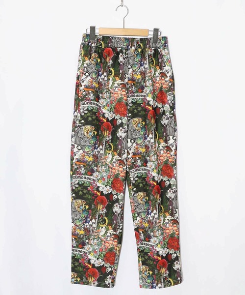 ScoLar（スカラー）の「ScoLar(スカラー) ダークメルヘン風 3柄展開ボンディングパンツ（その他パンツ・レディース・グリーン/チャコールグレー・MEDIUM）」の2枚目の写真