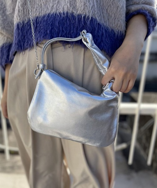 Scrap Book(スクラップブック)の「【POMTATA】LUM 2WAY POUCH(ショルダーバッグ・レディース・シルバー/ゴールド・FREE)」の8枚目の写真