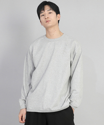 SAINTCREW（セントクルー）の「Loose-fit round-neck plain sweatshirt LRS-831 melange gray（スウェット）」