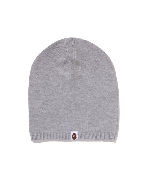 A BATHING APE（アベイシングエイプ）の「CRYSTAL SHARK KNIT CAP（ニットキャップ/ビーニー・メンズ・グレー/ブラック・FREE）」の4枚目の写真