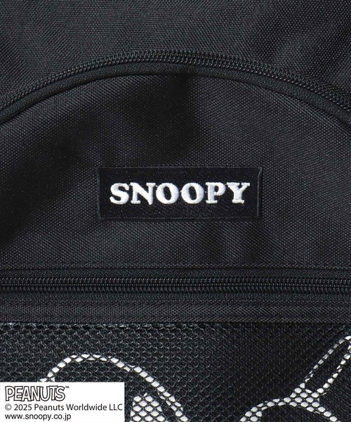 PEANUTS(ピーナッツ)の「PEANUTS SNOOPY(ピーナッツ スヌーピー)キャラクタープリントバックパック/リュックサック(バックパック/リュック・レディース・ブラック×レッド/ブラック×ホワイト/ブラック×ブラック・FREE)」の19枚目の写真