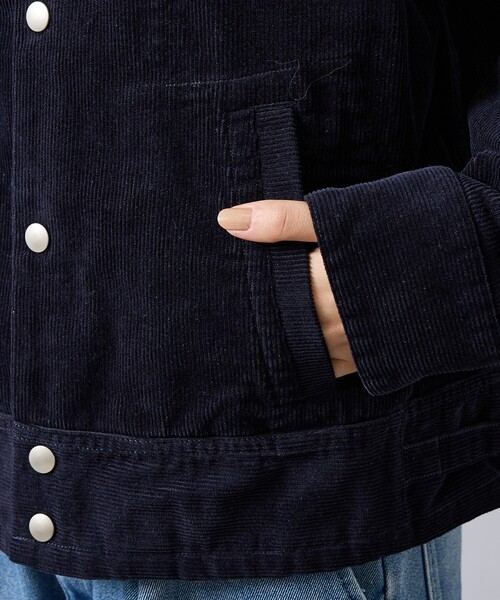 THRIFTY LOOK(スリフティールック)の「【THRIFTY LOOK スリフティルック】 FFA JACKET SNAP BUTTON/ファーマーズジャケット スナップボタン/ユニセックス(ブルゾン・メンズ・ネイビー・M/L)」の11枚目の写真