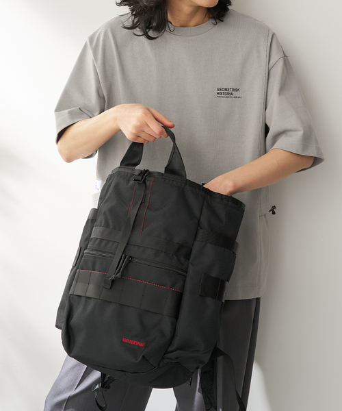 BRIEFING（ブリーフィング）の「《追加》BRIEFING / ブリーフィング 別注 GYM PACK（バックパック/リュック・メンズ・ブラック・FREE）」の6枚目の写真