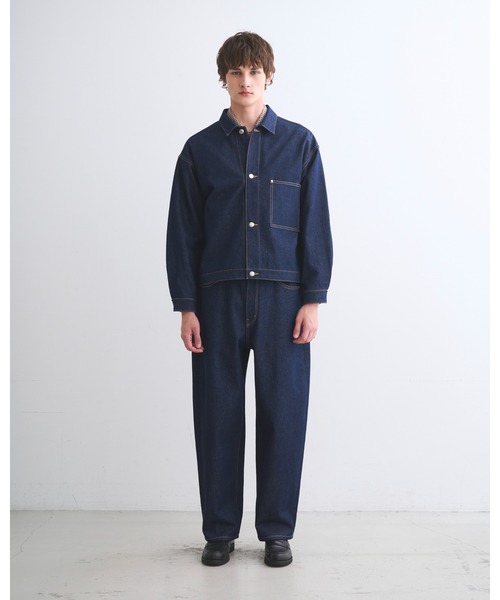 Traditional Weatherwear（トラディショナルウェザーウェア）の「WORK JACKET 001D（ブルゾン・メンズ・ワンウォッシュ・40/38/36/34）」の3枚目の写真