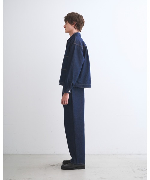 Traditional Weatherwear（トラディショナルウェザーウェア）の「WORK JACKET 001D（ブルゾン・メンズ・ワンウォッシュ・40/38/36/34）」の4枚目の写真