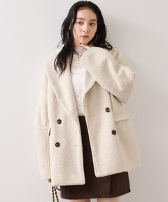 ブークレシャギーミドルコート（その他アウター）｜ECREL（エクレール