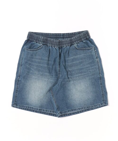 HOUSTON(ヒューストン)の「【HOUSTON】デニムバギーショーツ(デニムパンツ・メンズ・ライトブルー/ブルー・X-LARGE)」の1枚目の写真
