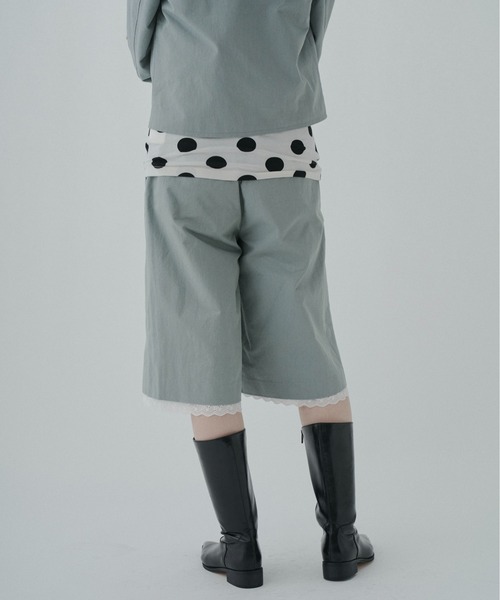 FEKETE(フェケテ)の「cotton lace half pants / レースハーフパンツ(その他パンツ・レディース・ネイビー/ミント・LARGE/MEDIUM/SMALL)」の13枚目の写真