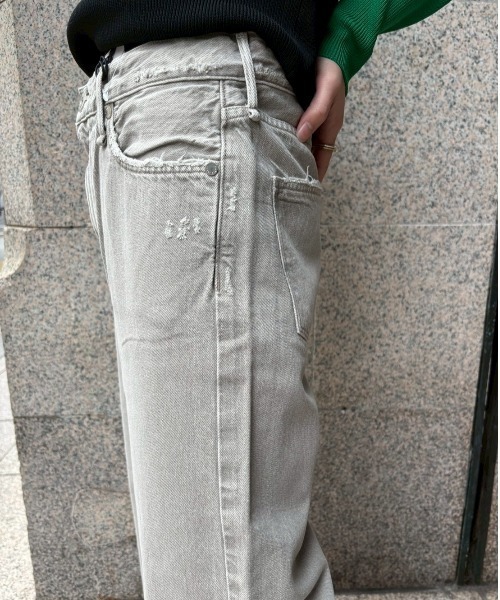 upperhights(アッパーハイツ)の「upper hights(アッパーハイツ)THE LAUREN(デニムパンツ・レディース・グレー系その他3・23/25/24)」の5枚目の写真