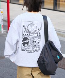 CIAOPANIC TYPY | 【ユニセックス】犬刺繍ロゴプリントスウェット(スウェット)