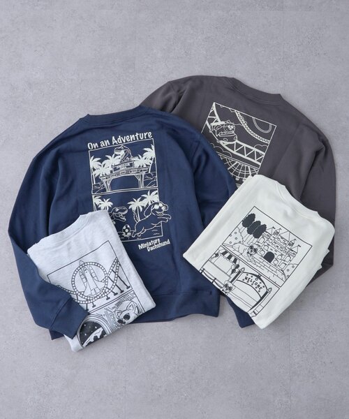 CIAOPANIC TYPY（チャオパニックティピー）の「【ユニセックス】犬刺繍ロゴプリントスウェット（スウェット・メンズ・ライトグレー/ネイビー/アイボリー/チャコールグレー・MEDIUM/LARGE）」の18枚目の写真