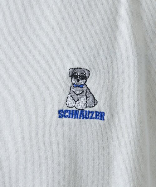 CIAOPANIC TYPY（チャオパニックティピー）の「【ユニセックス】犬刺繍ロゴプリントスウェット（スウェット・メンズ・ライトグレー/ネイビー/アイボリー/チャコールグレー・MEDIUM/LARGE）」の19枚目の写真